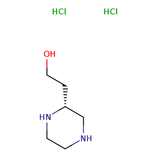OCC[C@H]1NCCNC1.Cl.Cl