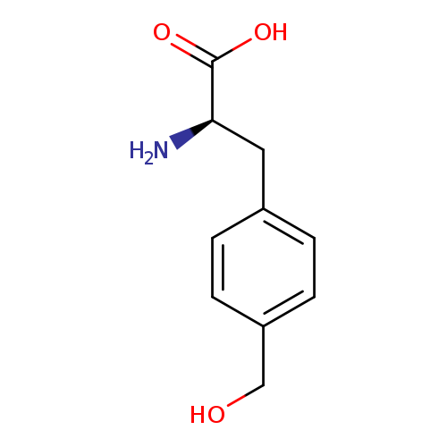OCc1ccc(cc1)C[C@H](C(=O)O)N
