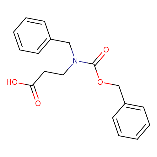 OC(=O)CCN(C(=O)OCc1ccccc1)Cc1ccccc1