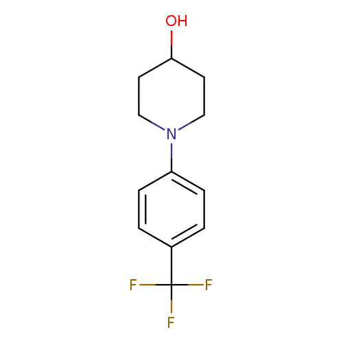 OC1CCN(CC1)c1ccc(cc1)C(F)(F)F