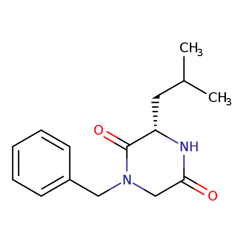 CC(C[C@@H]1NC(=O)CN(C1=O)Cc1ccccc1)C