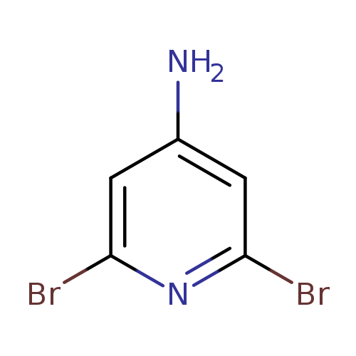 Nc1cc(Br)nc(c1)Br