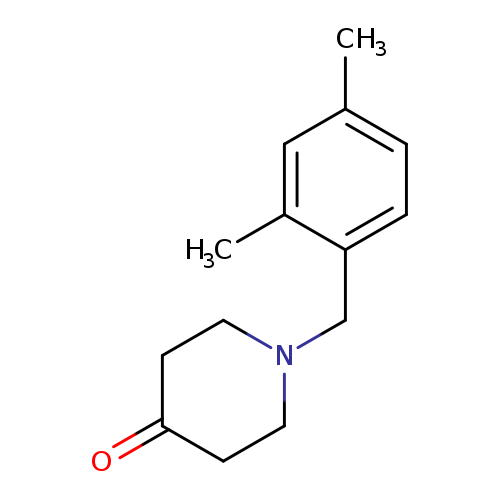 O=C1CCN(CC1)Cc1ccc(cc1C)C