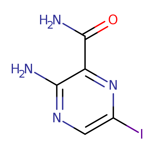 Ic1cnc(c(n1)C(=O)N)N