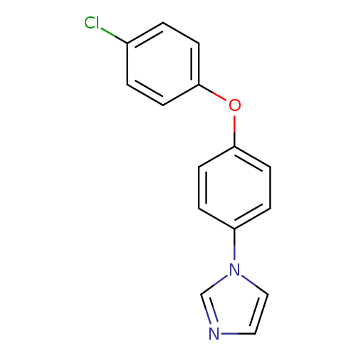Clc1ccc(cc1)Oc1ccc(cc1)n1cncc1