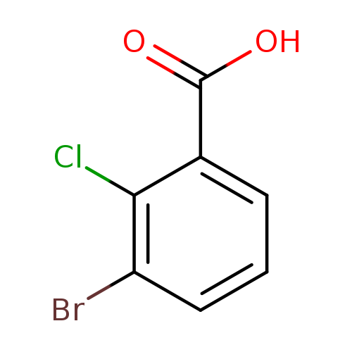 OC(=O)c1cccc(c1Cl)Br