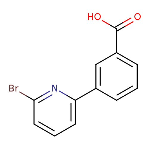 Brc1cccc(n1)c1cccc(c1)C(=O)O