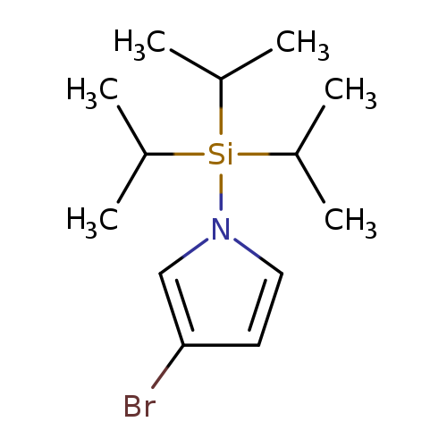 Brc1ccn(c1)[Si](C(C)C)(C(C)C)C(C)C