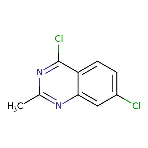 Clc1ccc2c(c1)nc(nc2Cl)C