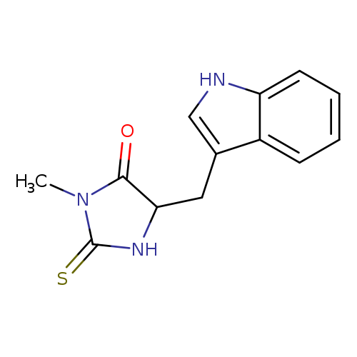 S=C1NC(C(=O)N1C)Cc1c[nH]c2c1cccc2