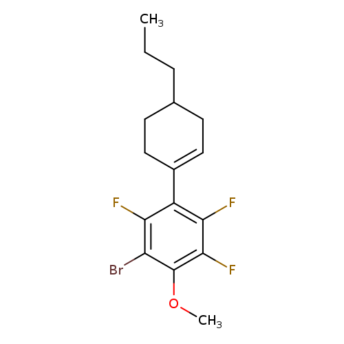 CCCC1CCC(=CC1)c1c(F)c(F)c(c(c1F)Br)OC