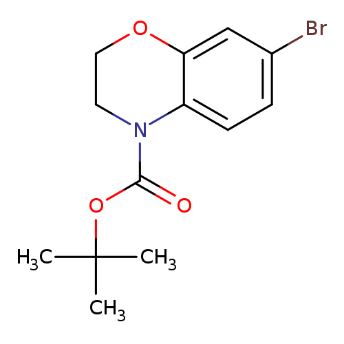 Brc1ccc2c(c1)OCCN2C(=O)OC(C)(C)C