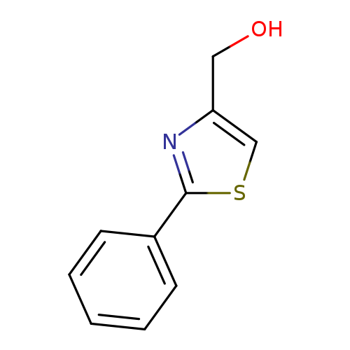 OCc1csc(n1)c1ccccc1