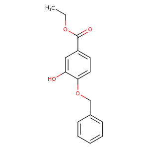 CCOC(=O)c1ccc(c(c1)O)OCc1ccccc1