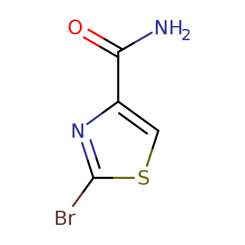 NC(=O)c1csc(n1)Br