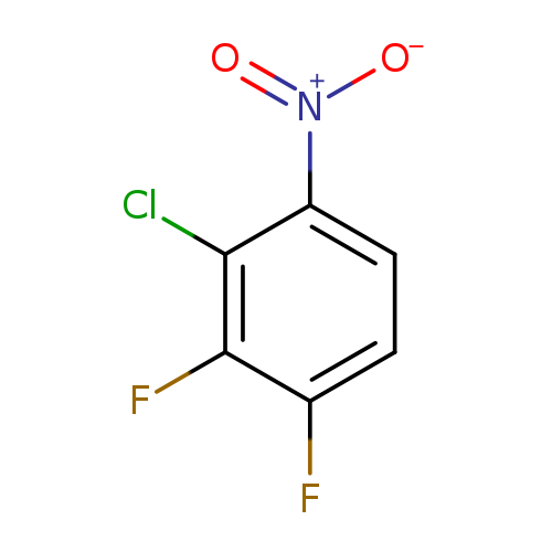 [O-][N+](=O)c1ccc(c(c1Cl)F)F