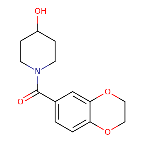 OC1CCN(CC1)C(=O)c1ccc2c(c1)OCCO2