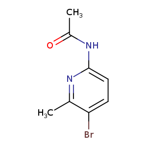 Cc1nc(NC(=O)C)ccc1Br