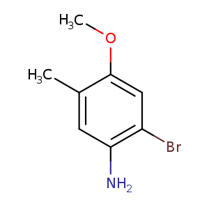 COc1cc(Br)c(cc1C)N