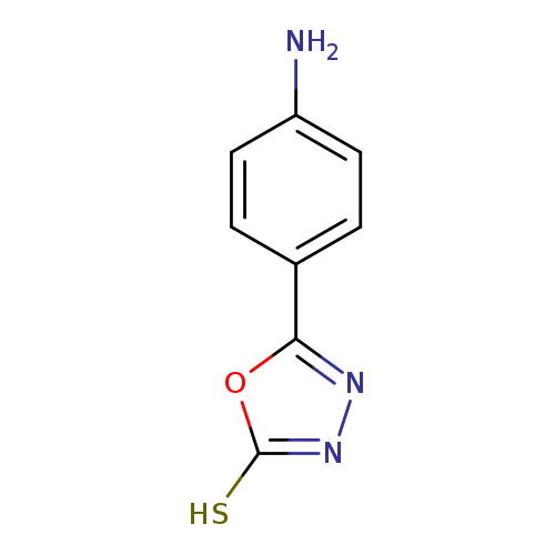 Nc1ccc(cc1)c1nnc(o1)S