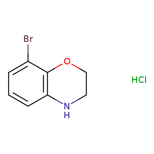 Brc1cccc2c1OCCN2.Cl