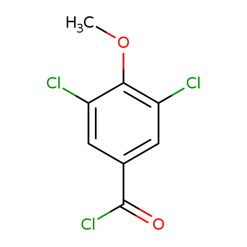 COc1c(Cl)cc(cc1Cl)C(=O)Cl