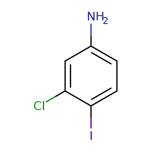 Nc1ccc(c(c1)Cl)I