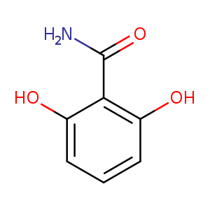 NC(=O)c1c(O)cccc1O