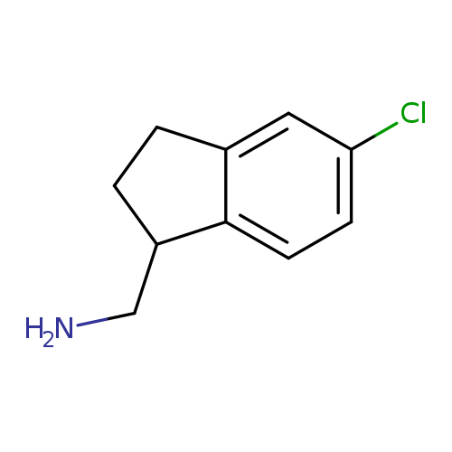 NCC1CCc2c1ccc(c2)Cl