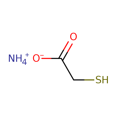 [O-]C(=O)CS.[NH4+]