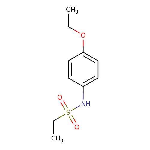 CCOc1ccc(cc1)NS(=O)(=O)CC