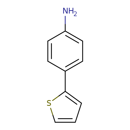 Nc1ccc(cc1)c1cccs1