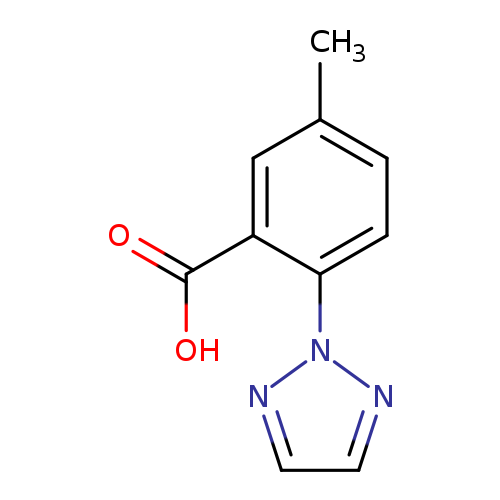 Cc1ccc(c(c1)C(=O)O)n1nccn1