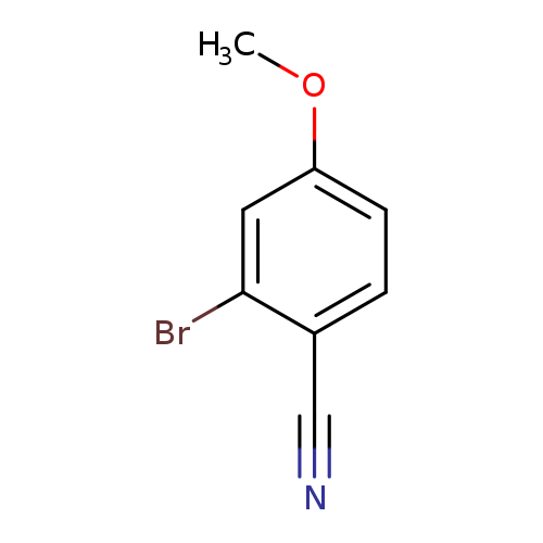 COc1ccc(c(c1)Br)C#N