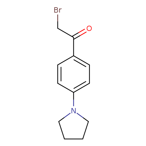 BrCC(=O)c1ccc(cc1)N1CCCC1