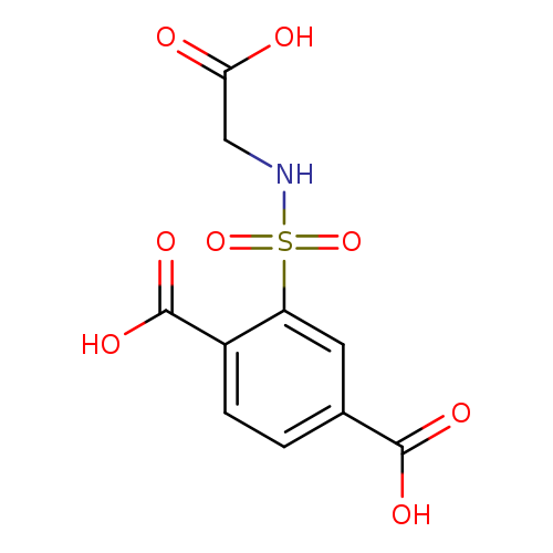 OC(=O)CNS(=O)(=O)c1cc(ccc1C(=O)O)C(=O)O