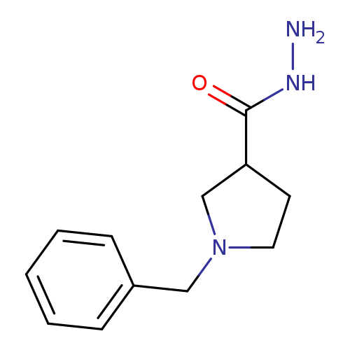 NNC(=O)C1CCN(C1)Cc1ccccc1