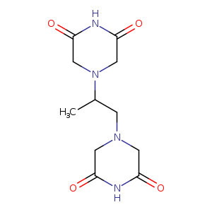 O=C1NC(=O)CN(C1)CC(N1CC(=O)NC(=O)C1)C
