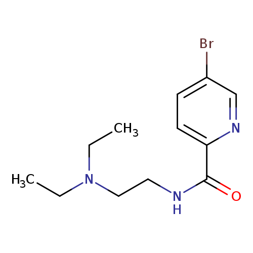 CCN(CCNC(=O)c1ccc(cn1)Br)CC