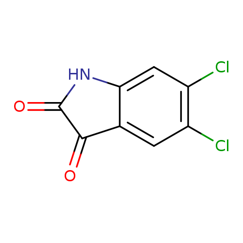 O=C1Nc2c(C1=O)cc(c(c2)Cl)Cl