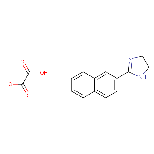 C1CN=C(N1)c1ccc2c(c1)cccc2.OC(=O)C(=O)O