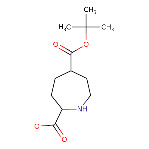 O=C(C1CCNC(CC1)C(=O)[O-])OC(C)(C)C