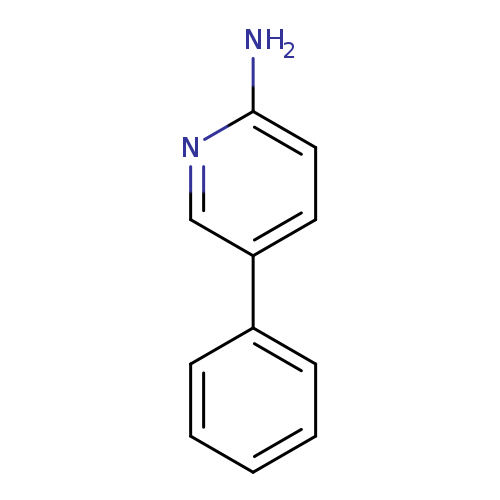 Nc1ccc(cn1)c1ccccc1