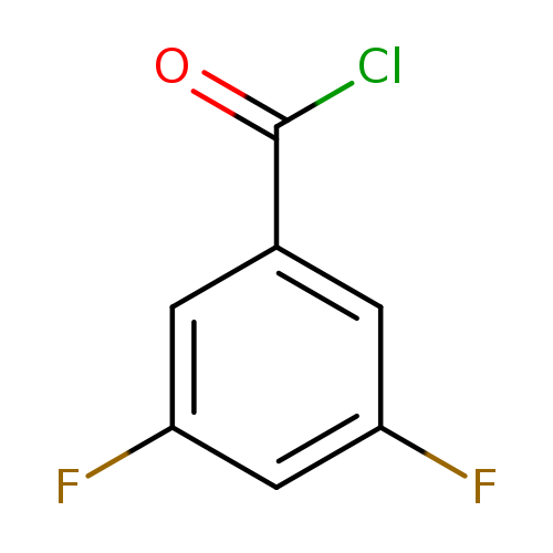 ClC(=O)c1cc(F)cc(c1)F