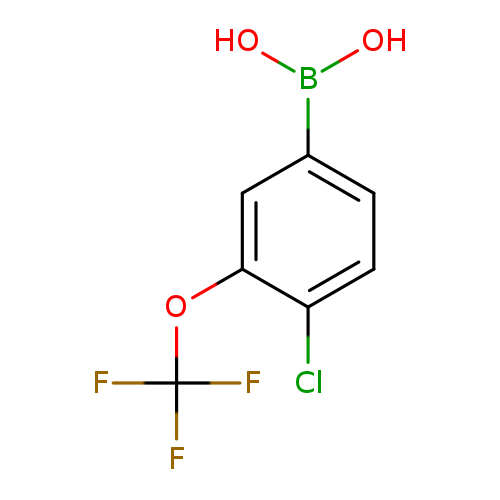 Clc1ccc(cc1OC(F)(F)F)B(O)O