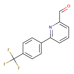 O=Cc1cccc(n1)c1ccc(cc1)C(F)(F)F