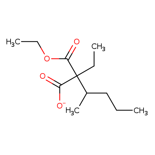 CCCC(C(C(=O)OCC)(C(=O)[O-])CC)C