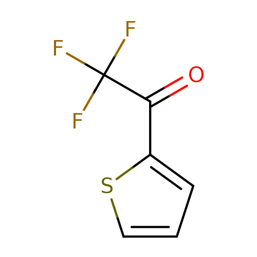 O=C(C(F)(F)F)c1cccs1