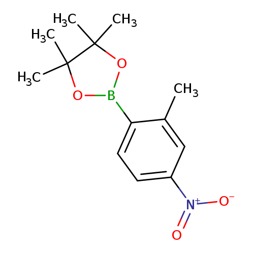 Cc1cc(ccc1B1OC(C(O1)(C)C)(C)C)[N+](=O)[O-]