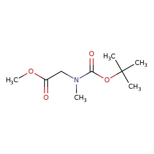 COC(=O)CN(C(=O)OC(C)(C)C)C